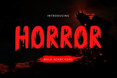 Horror Bold Scary Font