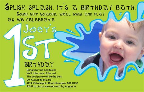 Birthday Bash First Birthday Parties Birthday Party Invitations
