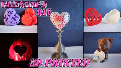 10 Valentines Day 3d Prints T Ideas Youtube