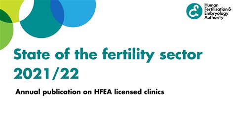 Hfea On Twitter Today We Have Published Our Annual Report ‘state Of The Fertility Sector 2021