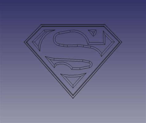 Learn how to draw superman, an american hero with the following simple step to step tutorial. Superman Symbol Drawing at GetDrawings | Free download
