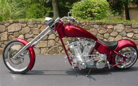 2002 Russell Marlowe Custom Chopper Ruby Red