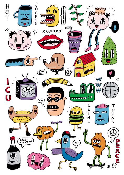 Another Board Of Funny Doodles Graphic Design Posters Character