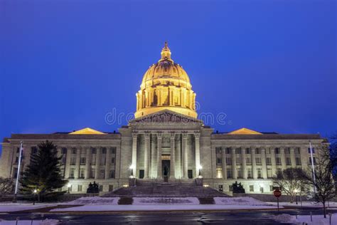 Jefferson City Missouri State Capitol Stock Image Image Of
