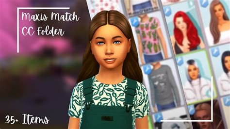 Sims 4 Maxis Match Cc Folder Free Download 35 Items Youtube