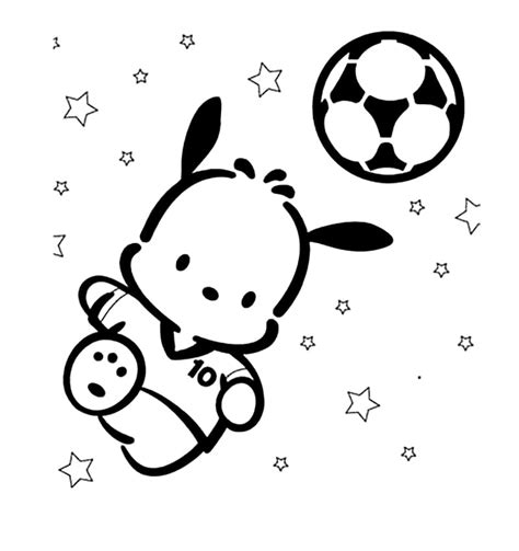 Lovely Pochacco Coloring Page Free Printable Coloring Pages For Kids