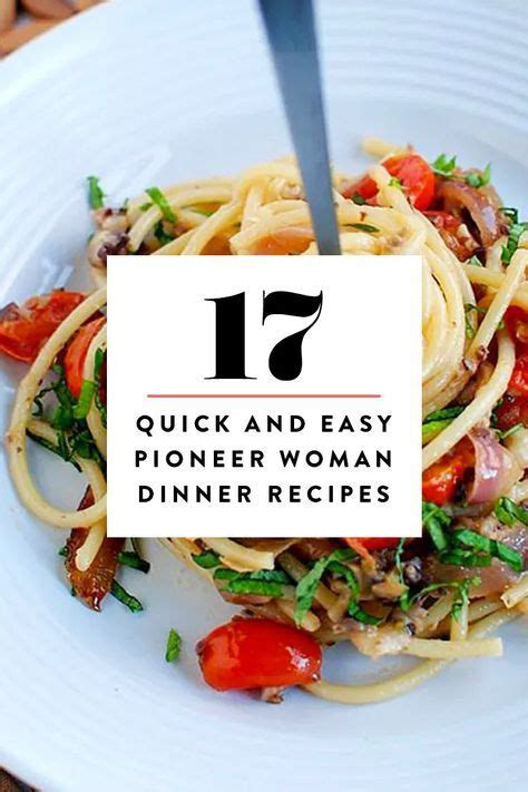 We did not find results for: 17 Pioneer Woman Dinner Recipes That Are Quick, Easy and ...