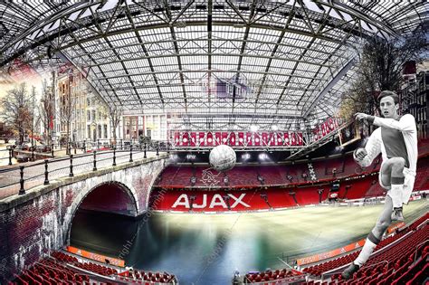 Jj Art Canvas Ajax Voetbal Stadion Amsterdam Arena Met