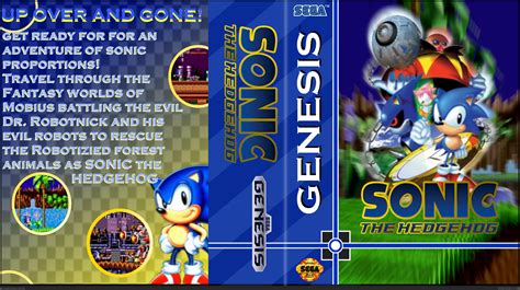 Sonic The Hedgehog Genesis Box Art Cover By Superfunmon