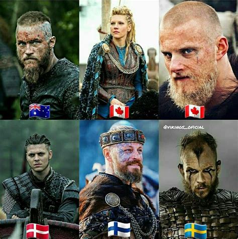 Nationalities Of The Actors In The Vikings Tv Series