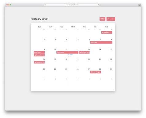 Free Bootstrap Calendars Adminlte Io