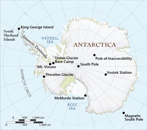 A Map Of Antarctica Explore The Magical 7th Continent