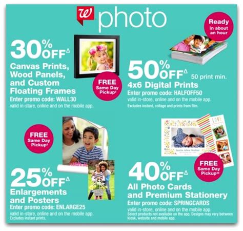 Walgreens Photo Deals 40 Off Everything Photo More
