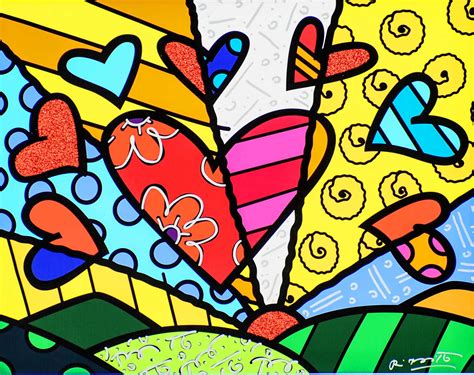 Romero Britto S Sunny Outlook Finds Its Way Into All His Work Houston