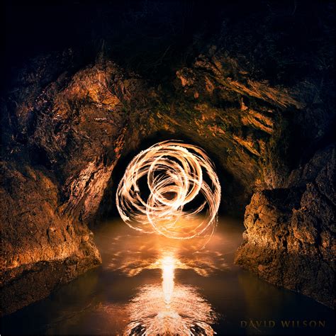 Night Light of the North Coast: Cave Fire Dancer - Redheaded Blackbelt