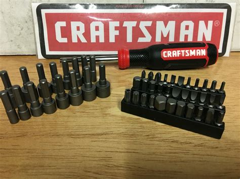 Craftsman 50 Pc Premium Magnetic Screwdriver Bit Set Torx Slot Phillip
