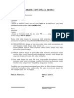 Anda bisa menemukan contoh surat perjanjian kerjasama beserta. Draft Pernyataan Melepaskan Tanggung Jawab