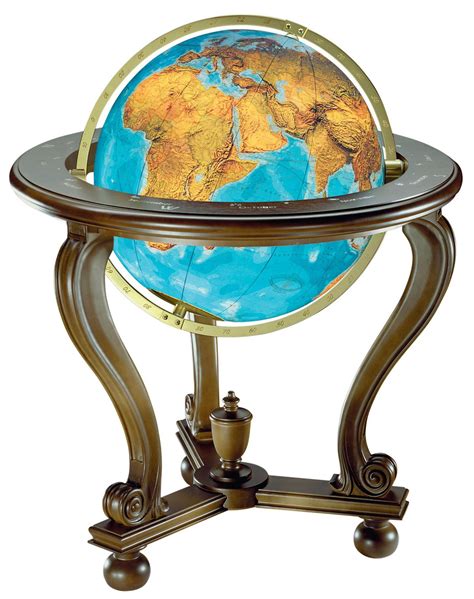 The Centurion 20 Crystal Illuminated Floor Globe From Columbus Globes