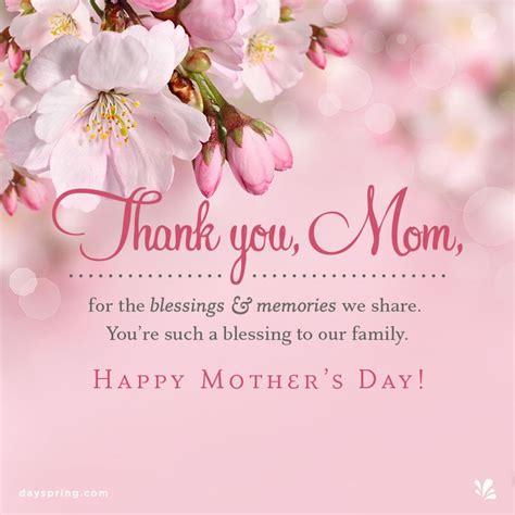 Thank You Mom Happy Mother Day Quotes Mother Day Wishes Happy