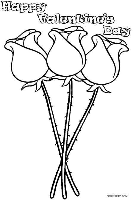 Printable Rose Coloring Pages For Kids | Cool2bKids