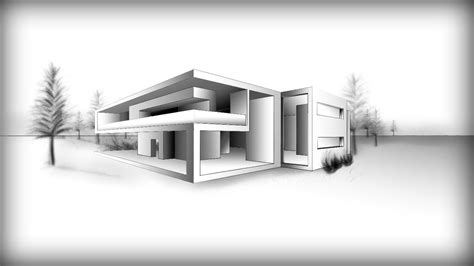Modern House Architecture Sketch Architecture Lovely Inspiration Ideas