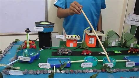 Science Project Wastewater Treatment By Prem For School Exhibition