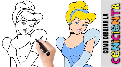 Como Dibujar La Cenicienta Princesa De Disney Dibujos F Ciles Para
