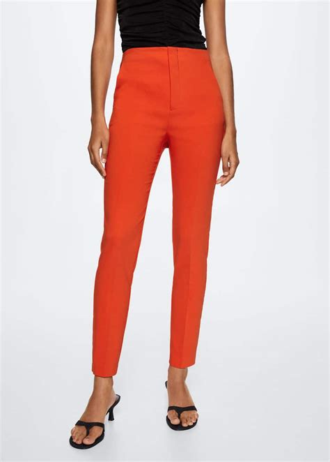 Skinny Suit Pants Women Mango Outlet Usa