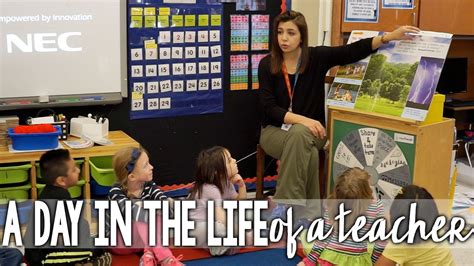 A Day In The Life Of A Teacher Youtube