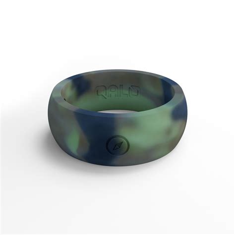 Outdoors Camo Silicone Ring Size 8 Qalo Rings Touch