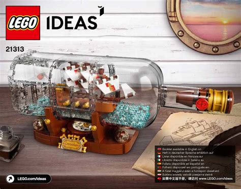 Lego Ideas 21313 Pirate Ship In Bottle