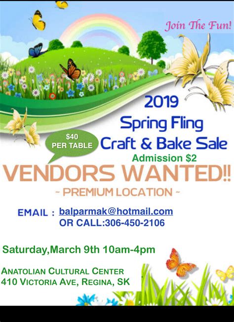 2019 Spring Fling Craft And Bake Sale The Multicultural Council Of