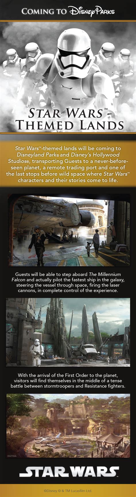 Exciting New Details Have Been Announced For The Star Wars Themed Lands