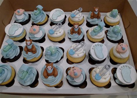 They have all been submitted by our amazingly talented you will find baby shower cakes for boys, cakes for girls, duckies, baby bassinet cakes and all kinds of cute themes! boy baby shower blue theme cupcakes | Baby shower cupcakes for boy, Baby shower cupcakes, Baby ...