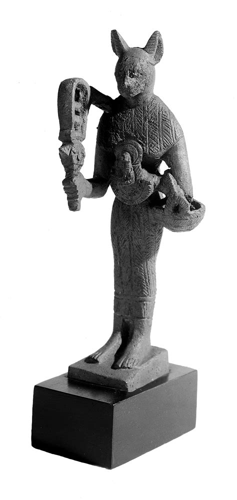 Figure Of Bastet Egyptian Deity Ubastet A Healing Goddess To Whom