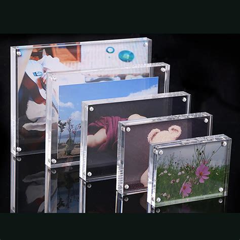 Acrylic Photo Frame Clear Picture Frame Image Holder Photo