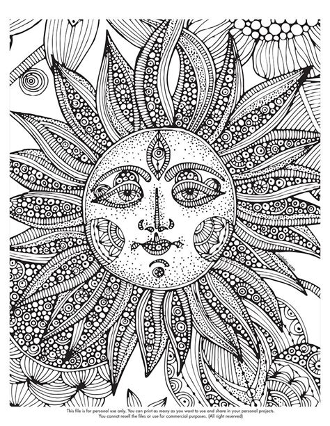 Drawing Sun Coloring Pages Free Adult Coloring Pages Mandala Coloring