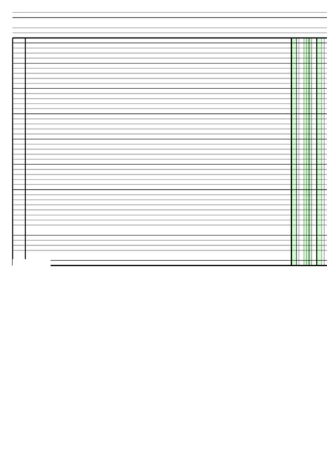 blank data table template printable