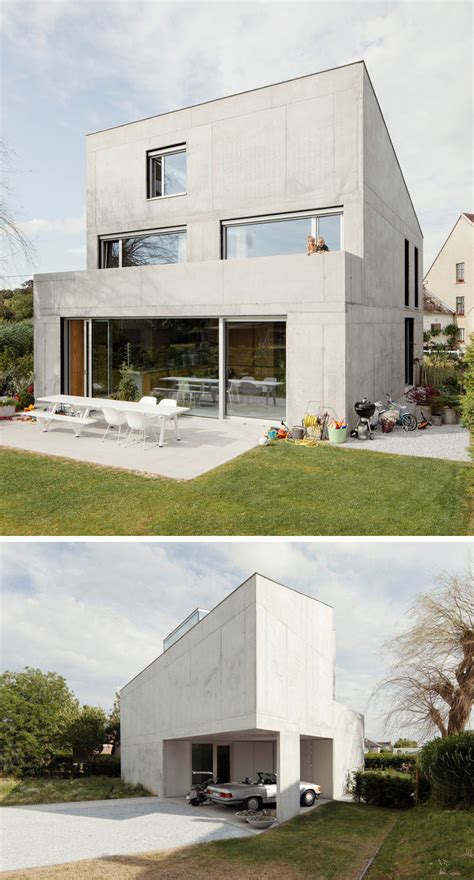 The detailed construction and attractive. 13 Modern House Exteriors Made From Concrete | CONTEMPORIST