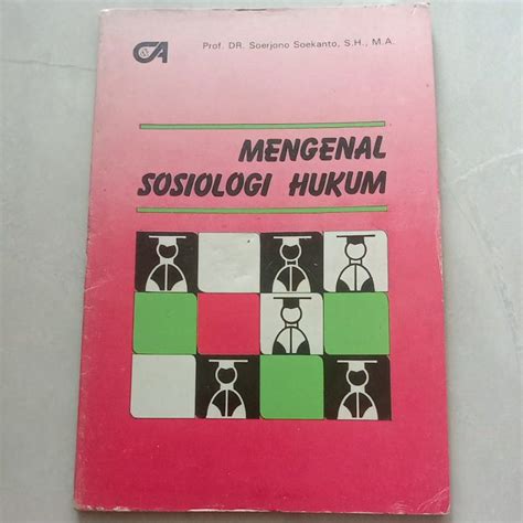 Jual Original Mengenal Sosiologi Hukum Prof Dr Soerjono Soekanto