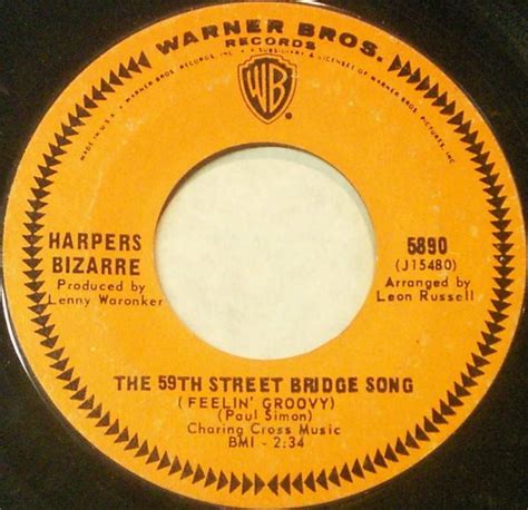 Harpers Bizarre The 59th Street Bridge Song Feelin Groovy 1967