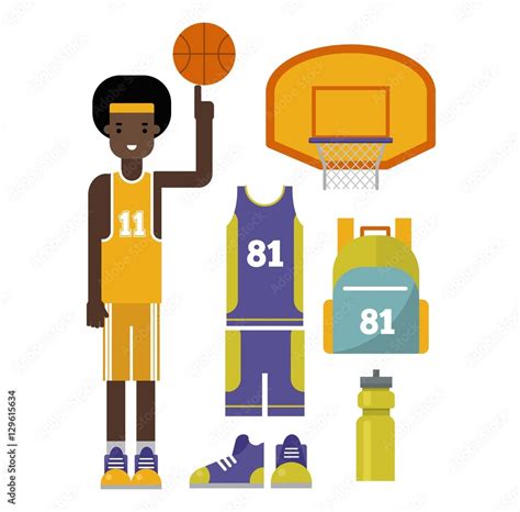 Vettoriale Stock Basketball Vector Set Adobe Stock