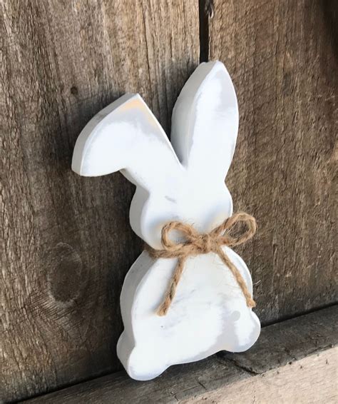 Floppy Ear Easter Bunnies Shelf Sitters Farmhouse Tiered Tray Etsy