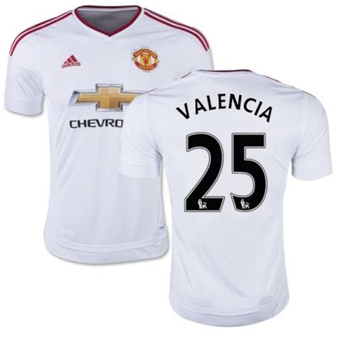 Mens 25 Antonio Valencia Manchester United Fc Jersey 1516 England