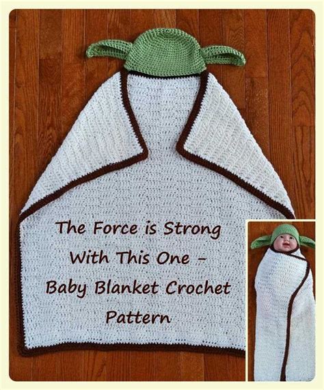 The Force Is Strong With This One Hooded Baby Blanket