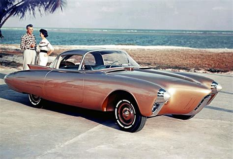 1956 Oldsmobile Golden Rocket Concept Car Ad General Motors Dream