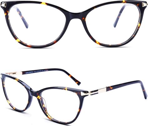 Non Prescription Glasses Eyeglass Frames For Women Cat Eye Glasses Frames With Clear Lens