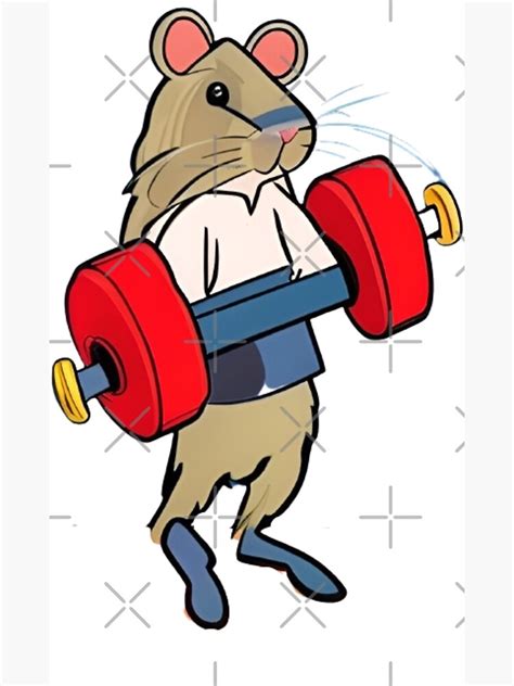 Gym Rat Poster For Sale By Drgin And Juice Redbubble