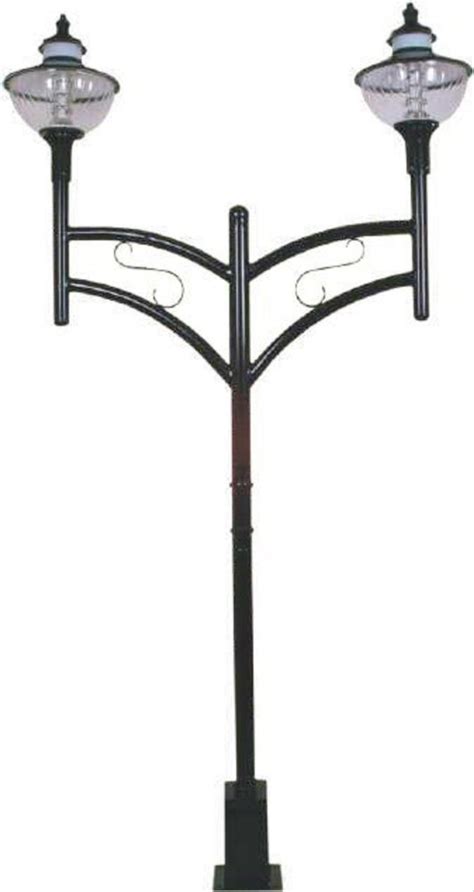 Mild Steel Dual Arm Pasolite Empire 2 Pole Light 8ft For Street At