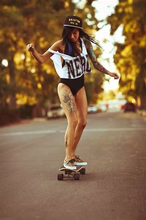 Pin By Gaby Martinez On Tattoos And Piercings Skater Girls Skate Girl Skateboard Girl